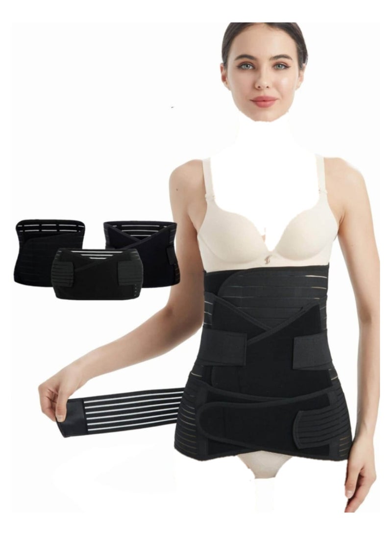 Triple postpartum corset for back support and abdominal compression after puerperal childbirth - Image 1